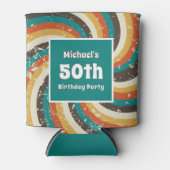 レトロ50歳誕生日ヴィンテージ写真 缶クーラー (正面)