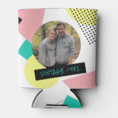 レトロ50誕生日写真80's 90's カッコいい Can カッコいい 缶クーラー (正面)