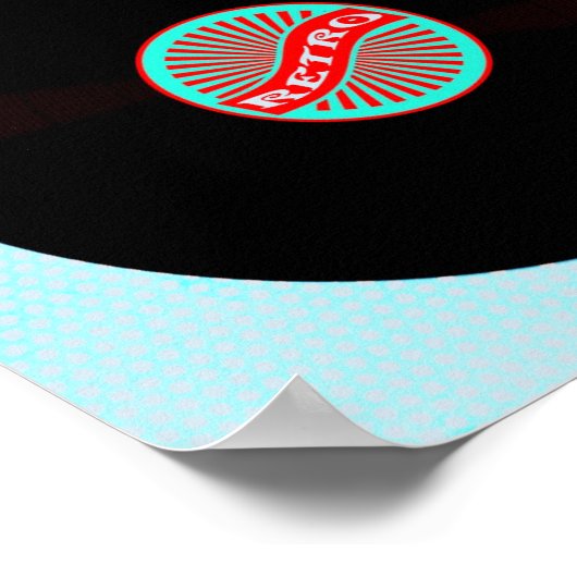 レトロ50 ポスター (角)