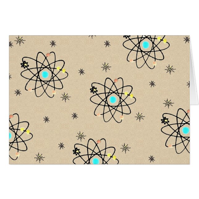 レトロ50sアトミックプリントサンドアパレル&ギフト (正面横)