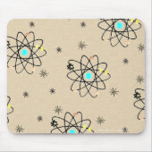 レトロ50sアトミックプリントサンドアパレル&ギフト マウスパッド (正面)