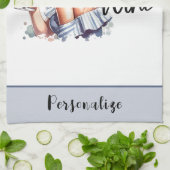 レトロ50sグラムハウスワイドメイおもしろいザー皮肉ユーモア キッチンタオル (折り畳み)