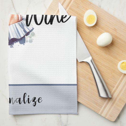 レトロ50sグラムハウスワイドメイおもしろいザー皮肉ユーモア キッチンタオル (四つ折り)