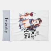 レトロ50sグラムハウスワイドメイおもしろいザー皮肉ユーモア キッチンタオル (横)