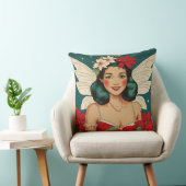 レトロ50sトロピカルクリスマスピンアップスターレット クッション (椅子)