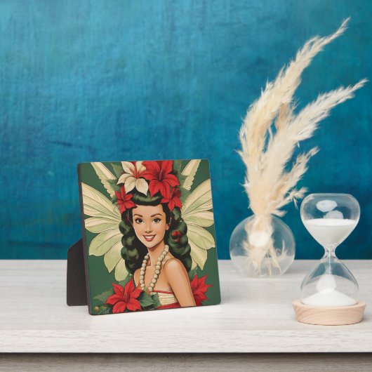 レトロ50sトロピカルクリスマスプリンセス フォトプラーク (インサイチュ)