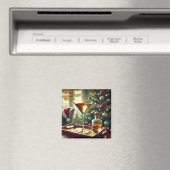 レトロ50sマンハッタンマルティニフォーサンタ マグネット (インサイチュ (食洗機))