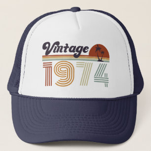 レトロ51誕生日、ヴィンテージ1974 キャップ