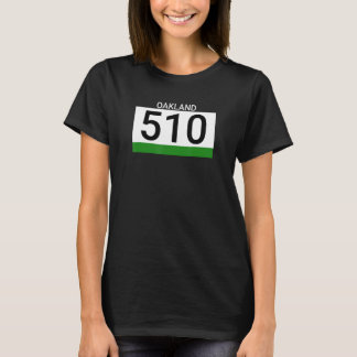 レトロ510エリアコードオークランドランナーラベルハロウィーンC Tシャツ