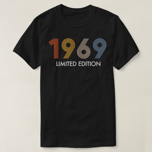 レトロ53年ヴィンテージ1969限定版53rd B Tシャツ (デザイン正面)