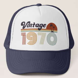 レトロ55誕生日、ヴィンテージ1970 キャップ