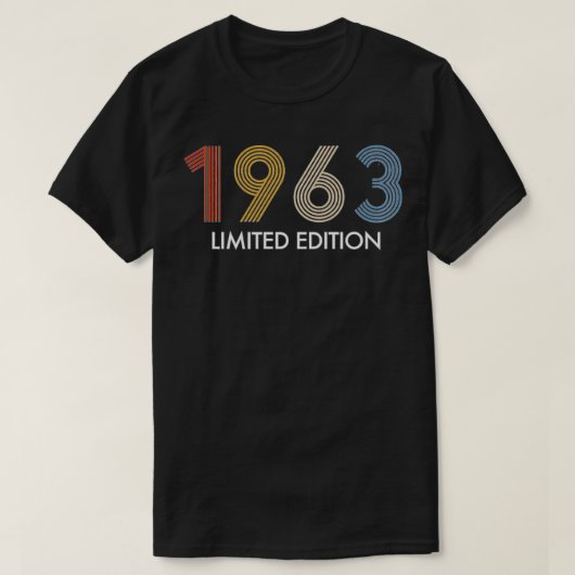 レトロ59年ヴィンテージ1963限定版59th B Tシャツ (デザイン正面)