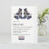 レトロ60のテーマパーティー招待状 招待状 (スタンド正面)