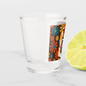 レトロ60のフラワーパワー応援から数年 ショットグラス (左)