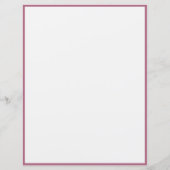 レトロ60年代の花紫色の花柄をパーソナライズ (裏面)