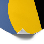 レトロ60年代アズレジョス幾何学模様 ポスター (角)