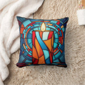 レトロ60年代クリスマスキャンドル クッション (ブランケット)