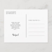 レトロ60年代ヒッピーおもしろい卒業写真の発表 ポストカード (裏面)