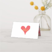 レトロ60年代半モダン半結婚ば幾何学理論 プレイスカード (裏面)