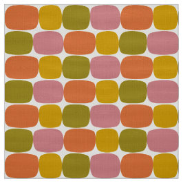 レトロ60年代70年代のパターン生地 ファブリック