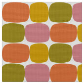 レトロ60年代70年代のパターン生地 ファブリック (クローズアップ)