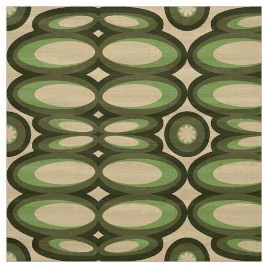 レトロ60年代70年代の模様織物 ファブリック (見本)