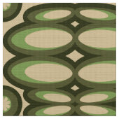 レトロ60年代70年代の模様織物 ファブリック (クローズアップ)