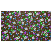 レトロ60年代70年代の花織物 ファブリック (ファットクウォーター)