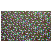 レトロ60年代70年代の花織物 ファブリック (ヤード)