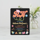 レトロ60年代70年代ナース卒業招待状 招待状 (スタンド正面)