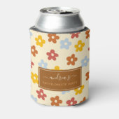 レトロ60年代70年代 フラワーバチュレレッテパーティー グルーヴィー 缶クーラー (缶裏面)