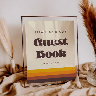レトロ60年代 ヴィンテージ ゲストブック ウェディングサイン