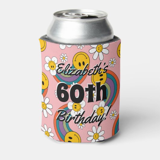 レトロ60番目の誕生日ヴィンテージ1958写真 缶クーラー (缶裏面)