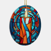 レトロ60sキャンドル記念 セラミックオーナメント (右)