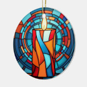 レトロ60sキャンドル記念 セラミックオーナメント (左)