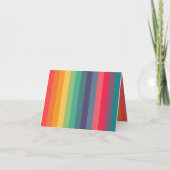 レトロ60sヒッピーおもしろいハッピーホリデーズフォト シーズンカード (裏面)