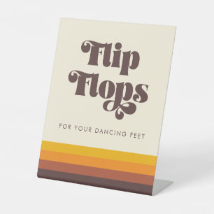 レトロ60sヴィンテージウェディングビーチサンダル 台座サイン