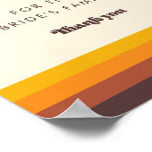 レトロ60sヴィンテージウェディング予約看板 ポスター (角)