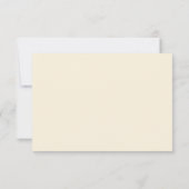 レトロ60sヴィンテージカラーウェディングRSVPカード 出欠カード (裏面)