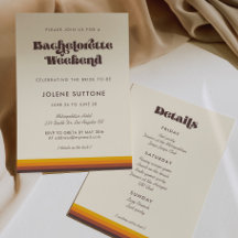 レトロ60sヴィンテージカラーバチェロレッテ週末