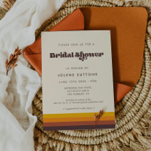 レトロ60sヴィンテージカラーブライダルシャワー