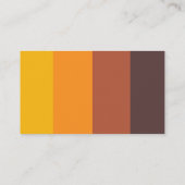 レトロ60sヴィンテージカラー結婚のレジストリカード エンクロージャーカード (裏面)