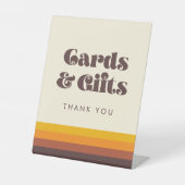 レトロ60sヴィンテージカードとギフト結婚ズ 台座サイン (正面)