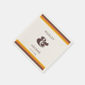 レトロ60sヴィンテージカ結婚ラー スタンダードカクテルナプキン (角)