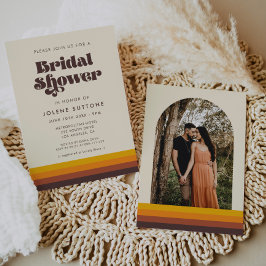 レトロ60sヴィンテージブライダルシャワー 招待状