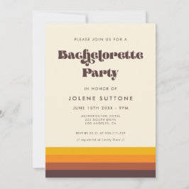 レトロ60sヴィンテージミッドセンチュリーバチェロレッテ 招待状