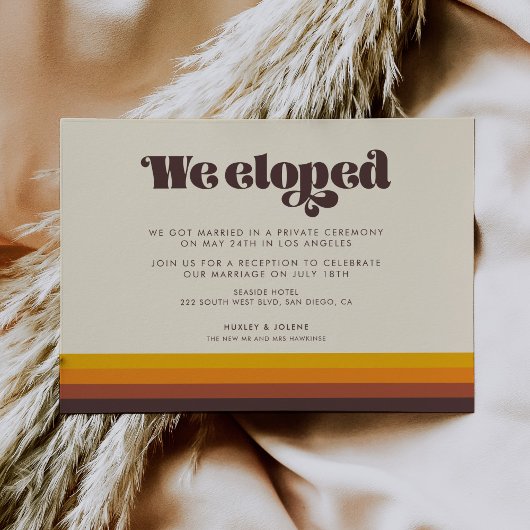 レトロ60sヴィンテージミッドセンチュリー我々は脱出カード 招待状