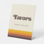 レトロ60sヴィンテージミッドセンチュリー結婚式の引き出物 台座サイン (正面)