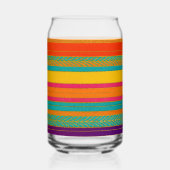 レトロ60s明モダンるいストライプ ガラス缶 (裏面)