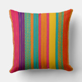 レトロ60s明モダンるいストライプ クッション (裏面)